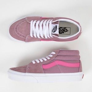 Vans Sk8-Mid 'Nostalgia Rose' Size W 9.0 M 7.5